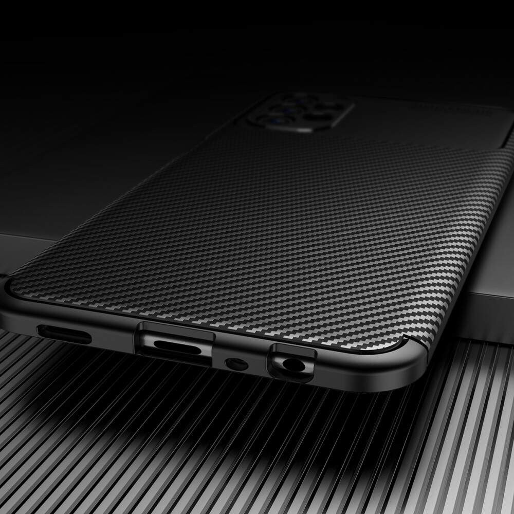 Husa Samsung Galaxy S24 Ultra, Carbon Fiber, aspect carbon, neagra — varianta 5