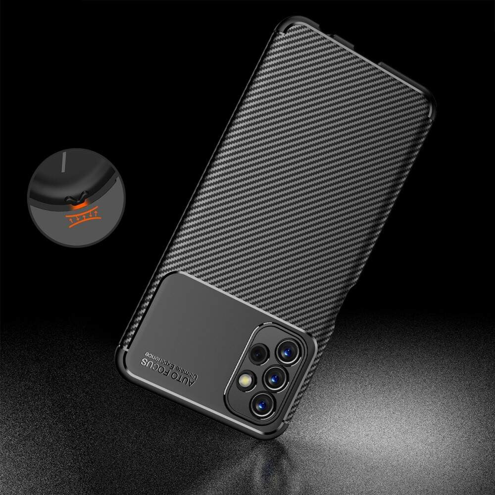 Husa Samsung Galaxy S24 Ultra, Carbon Fiber, aspect carbon, neagra — varianta 6