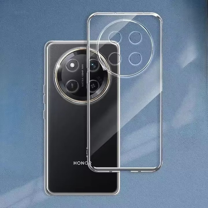 Husa Honor Magic7 Lite, TPU transparent, 2 mm, blister — varianta 2