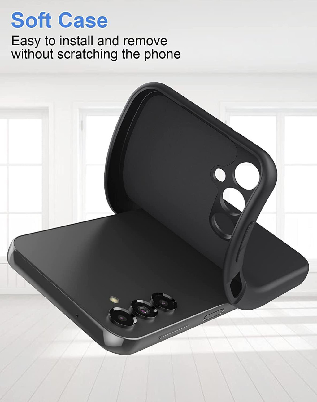 Husa Samsung Galaxy S25 Plus, Luxury Silicone, protectie camera, catifea in interior, lila — varianta 2