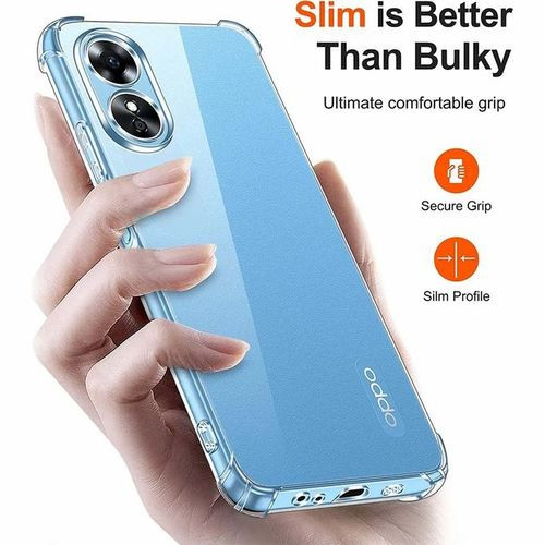 Husa protectie Oppo A18 / Oppo A38, TPU transparent, intarituri in colturi, protectie camere, grosime 1,5 mm — 3