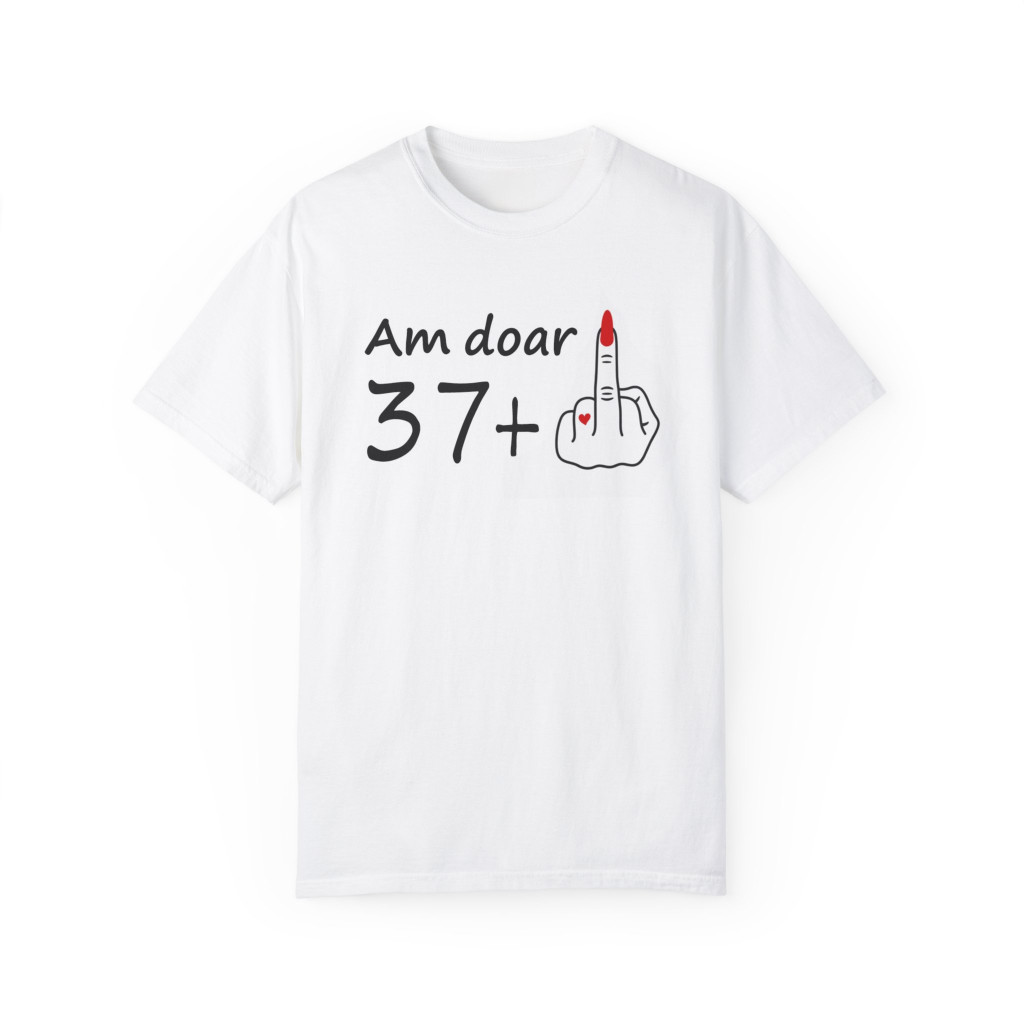 Tricou personalizat alb, unisex, varsta ta +, modal, diverse marimi — 3