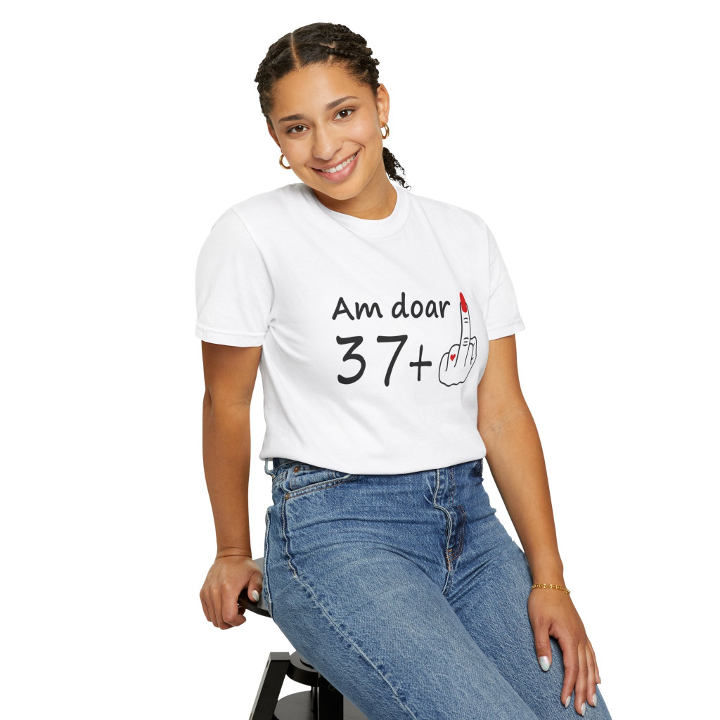 Tricou personalizat alb, unisex, varsta ta +, modal, diverse marimi — 4