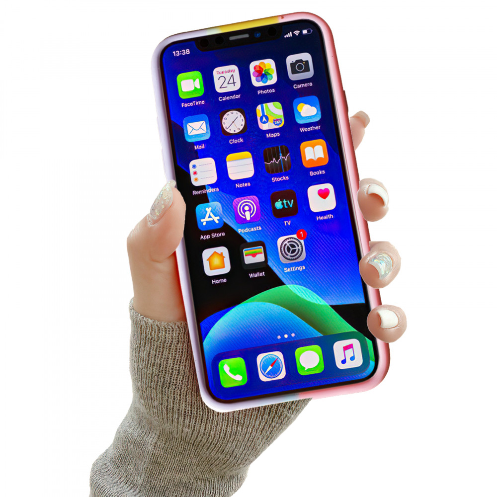 Husa antistres tip Pop It! pentru iPhone XR, multicolora — varianta 5