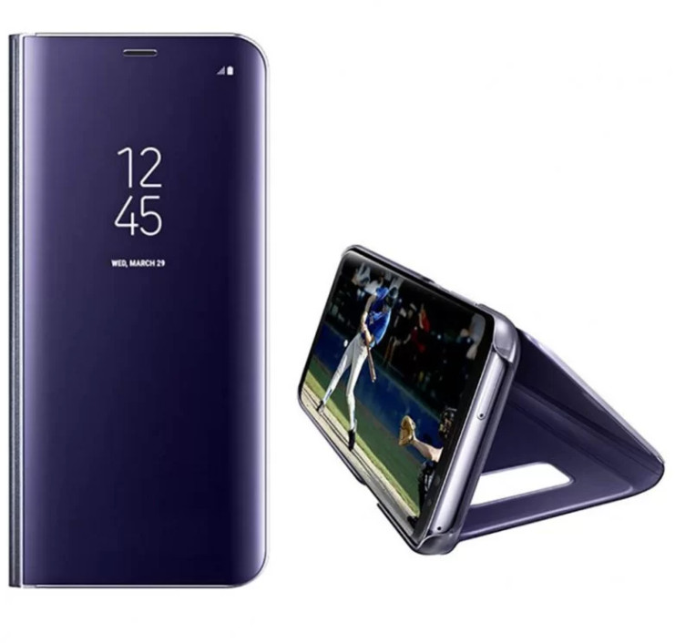 Husa Huawei Mate 20 Mirror Clear View, mov — varianta 2
