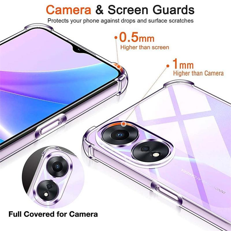 Husa protectie Oppo A98 5G, TPU transparent, intarituri in colturi, protectie camere, grosime 1,5 mm — varianta 4