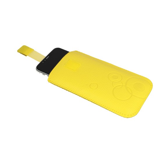 Husa protectie tip pouch pentru iPhone 11 Pro / Samsung J5 (2017) / Huawei P10 LIte / Xiaomi Redmi 7A, galbena — varianta 3