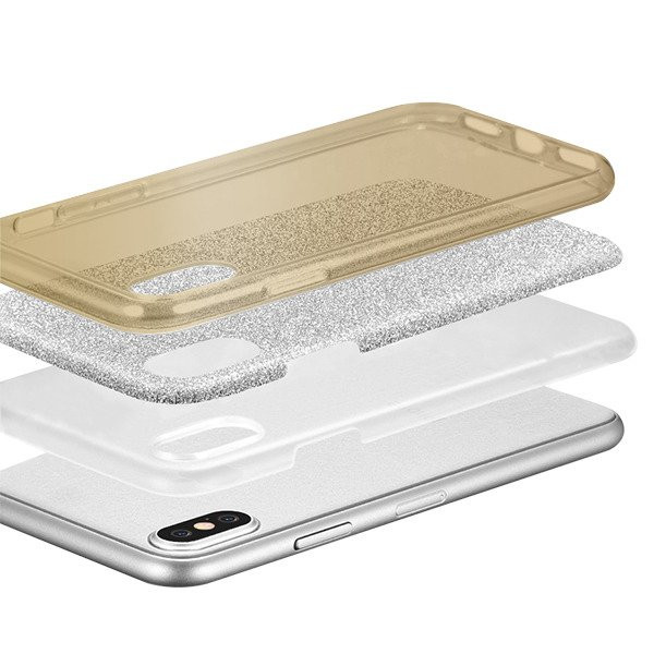 Husa Luxury Glitter pentru Huawei P40 Pro, aurie — varianta 2