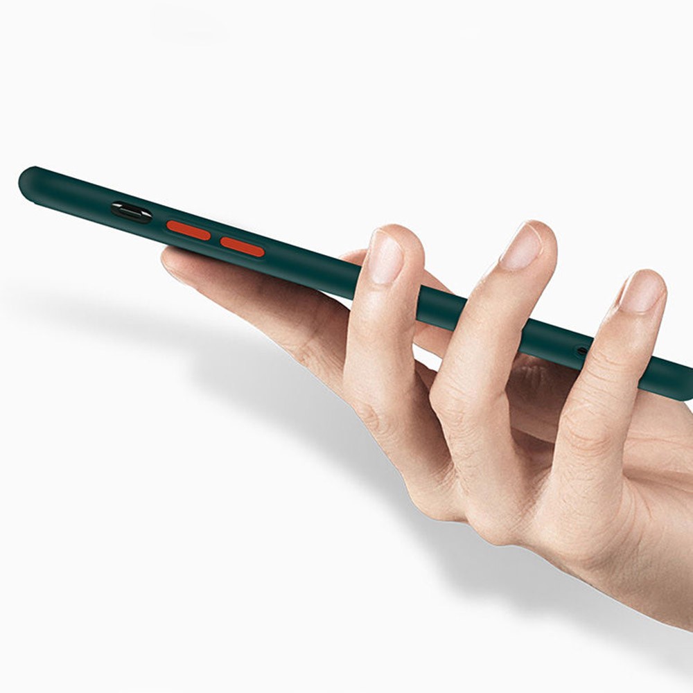 Husa Breath Case pentru Apple iPhone X/XS, silicon moale cu perforatii, galbena — varianta 5