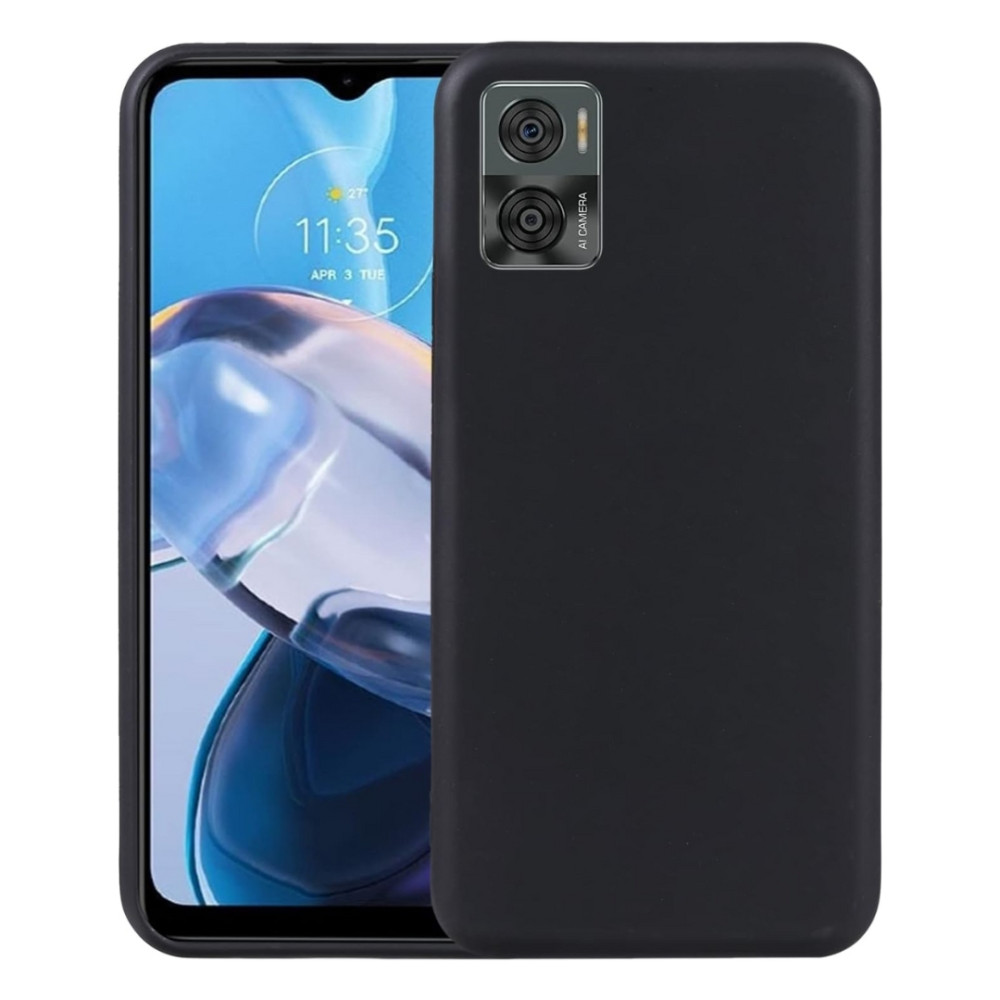 Husa protectie Motorola Moto E13, Matt TPU, silicon moale, verde — varianta 2