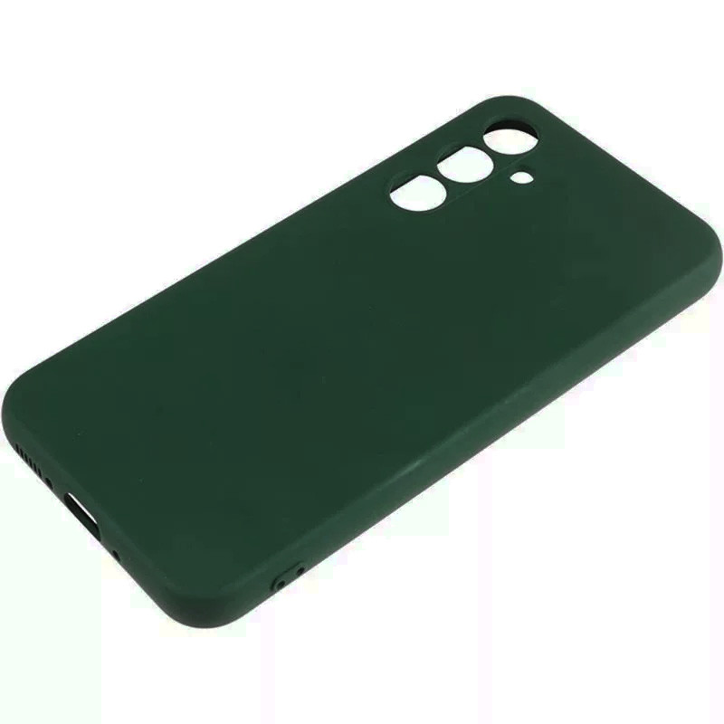 Husa Samsung Galaxy S23 FE, Matt TPU, silicon moale, verde forest — varianta 2