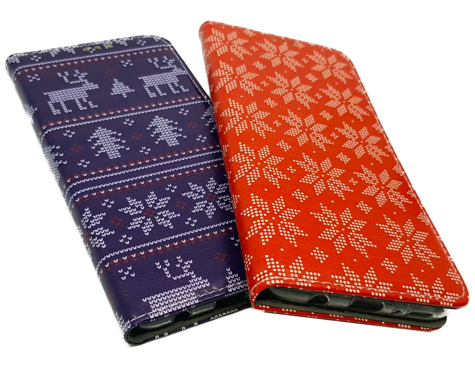 Husa Trendy Book pentru Apple iPhone 11 Pro, Christmas Edition, rosie — varianta 3