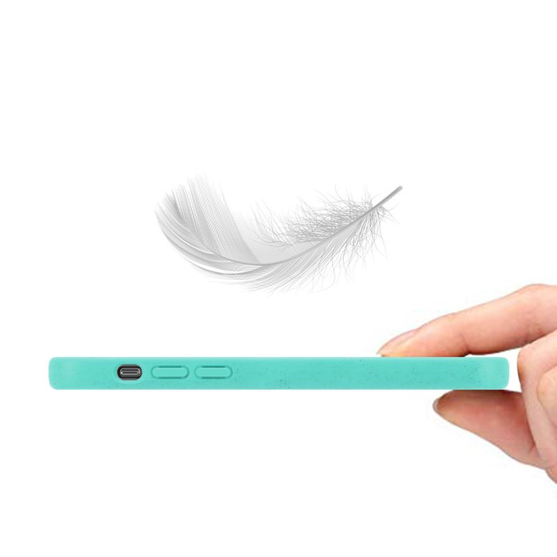 Husa de protectie MX Eco pentru Apple iPhone 11 Pro, fibra din paie de grau, turcoaz — 2
