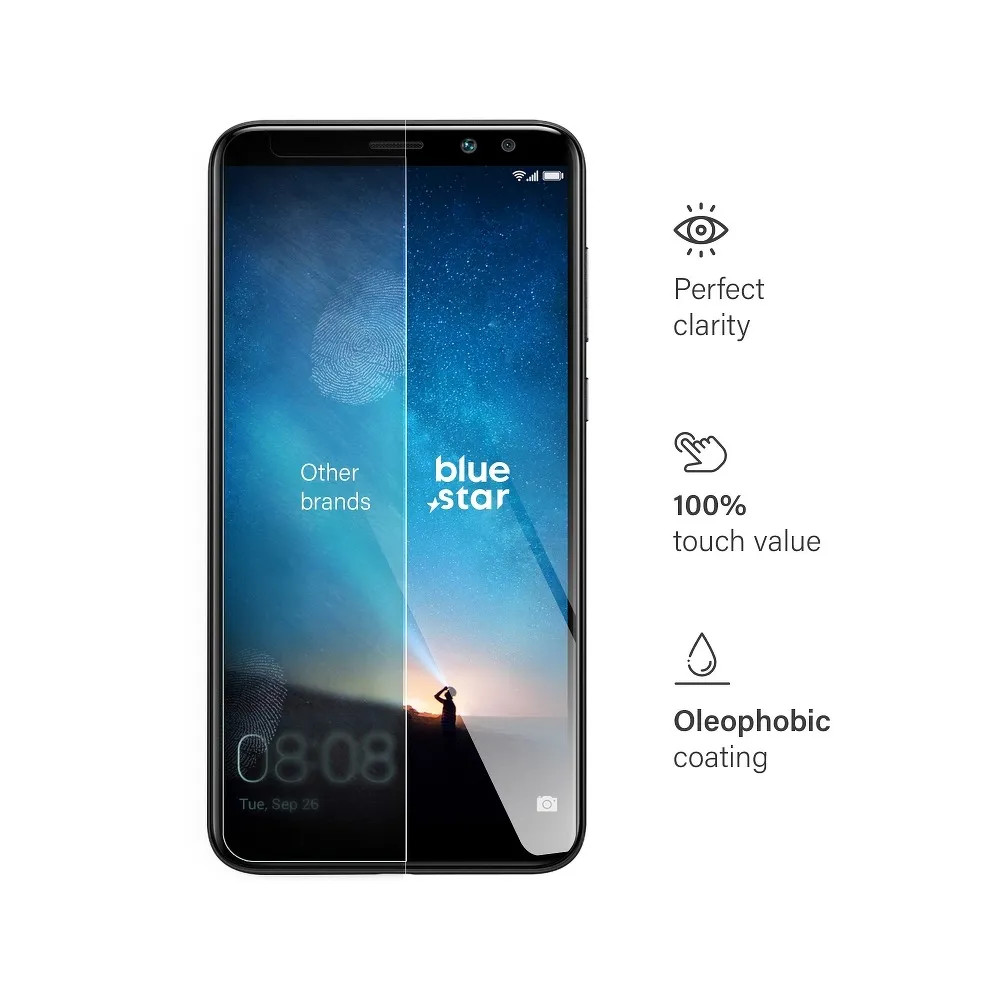 Folie sticla Huawei Mate 10 Lite, Bluestar, transparenta — 2