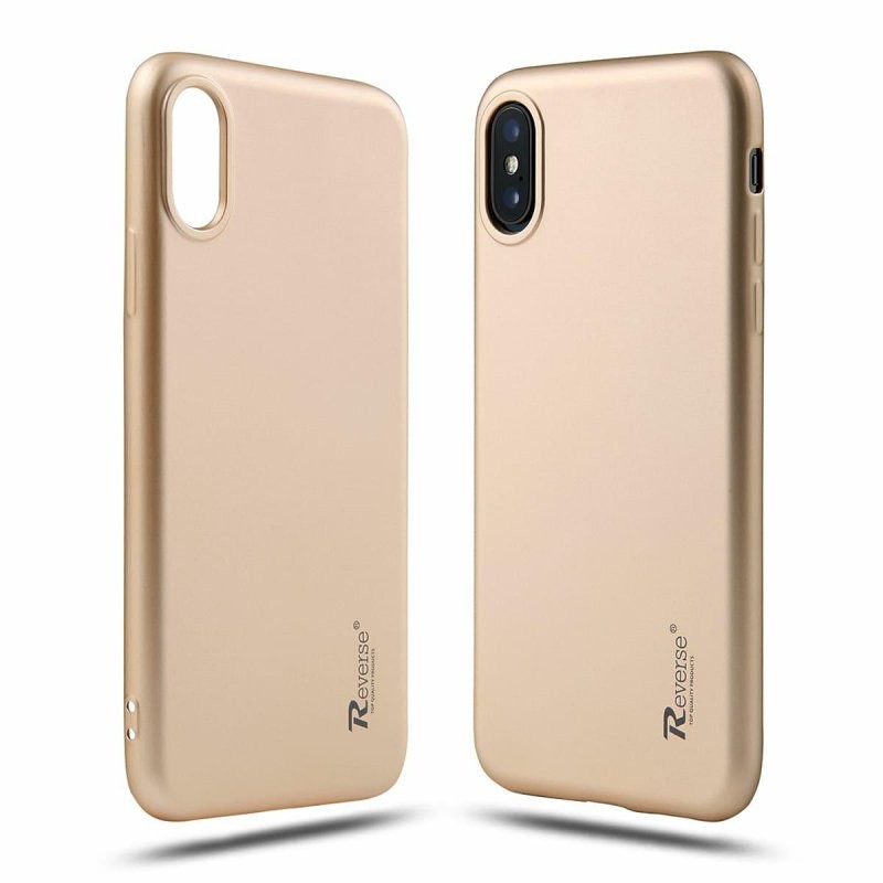 Husa de protectie Reverse Luxury TPU pentru Apple iPhone 11 Pro Max, aurie — varianta 3