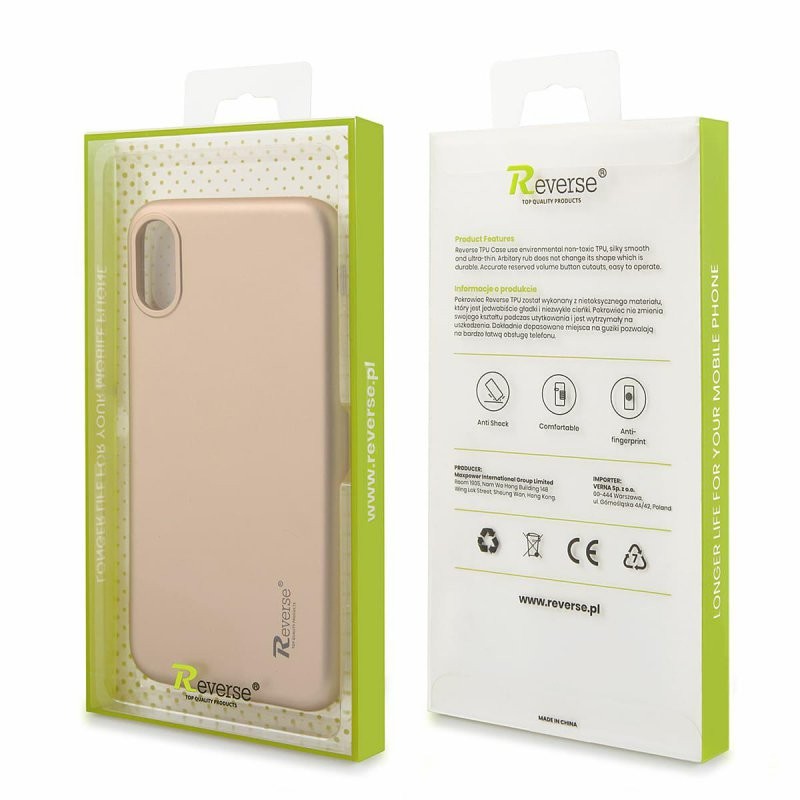 Husa de protectie Reverse Luxury TPU pentru Apple iPhone 11 Pro Max, aurie — varianta 6