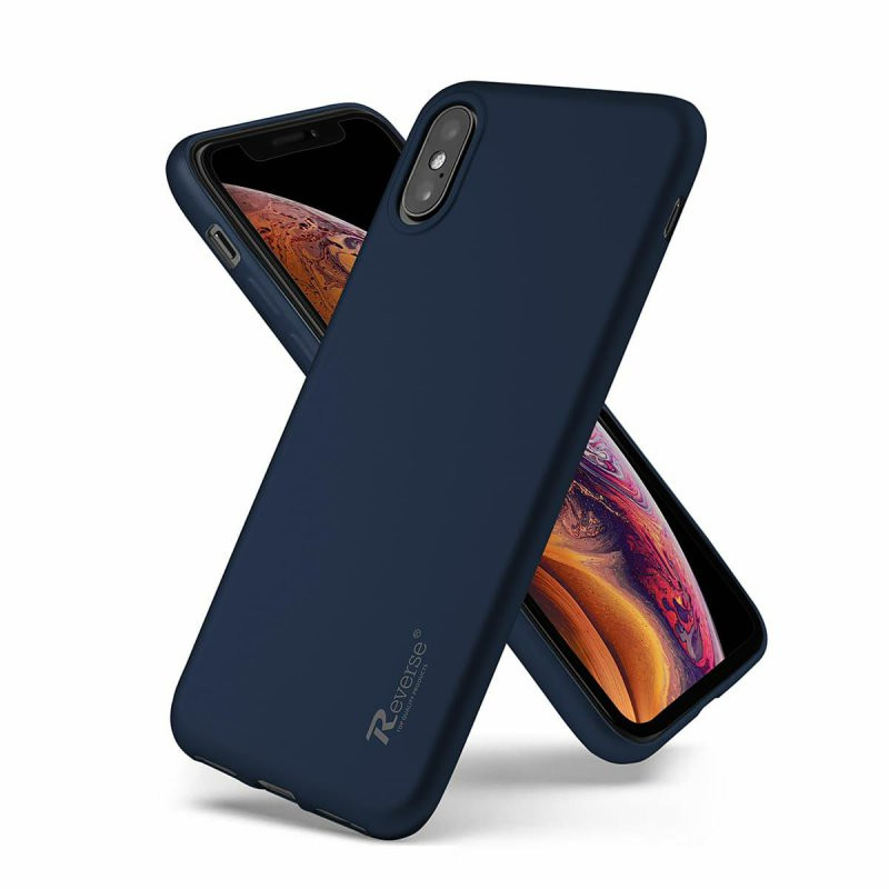 Husa de protectie Reverse Luxury TPU pentru Apple iPhone 11 Pro Max, albastru navy — varianta 4