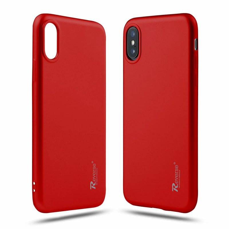 Husa de protectie Reverse Luxury TPU pentru Samsung Galaxy A41, rosie — varianta 2
