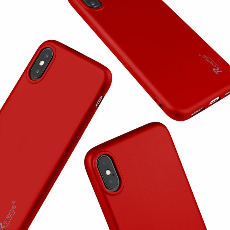 Husa de protectie Reverse Luxury TPU pentru Apple iPhone 12 Mini (5.4), rosie — varianta 5