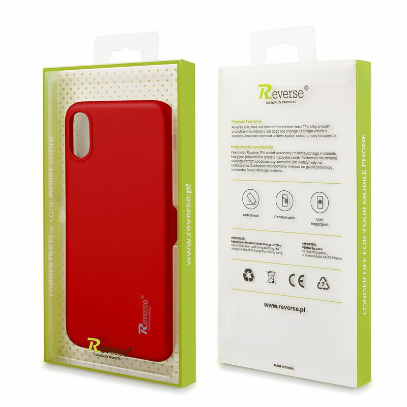 Husa de protectie Reverse Luxury TPU pentru Apple iPhone 12 Mini (5.4), rosie — varianta 7