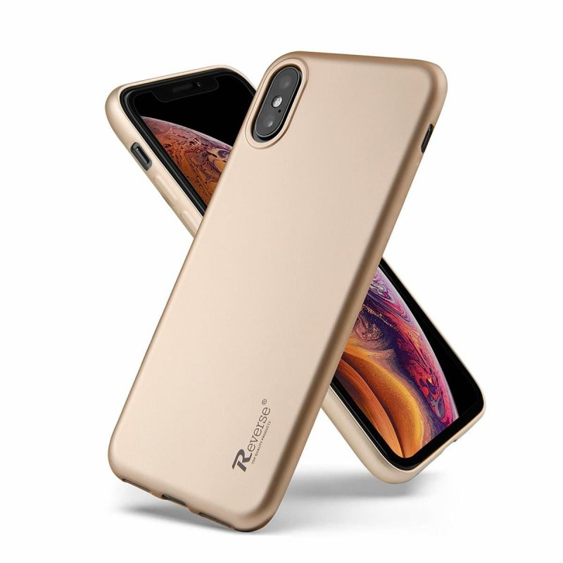 Husa de protectie Reverse Luxury TPU pentru Huawei P40 Lite 5G, aurie — varianta 2