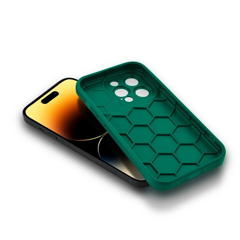 Husa Apple iPhone 12 Pro, Camera Protect, silicon moale, flexibil, verde — varianta 3