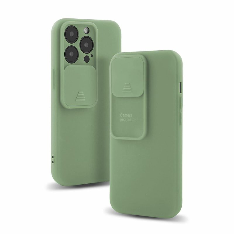 Husa Apple iPhone 13 Pro, Vertical Slide TPU, silicon moale, flexibil, neagra — varianta 5
