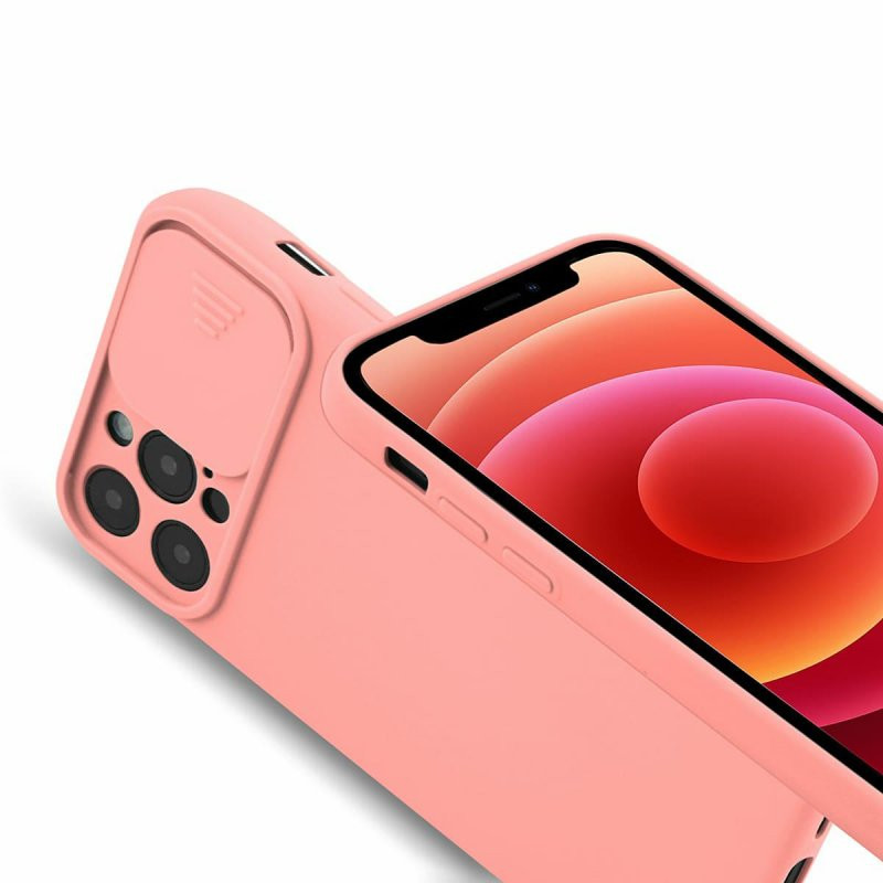 Husa Xiaomi Redmi 10, Slide TPU, silicon moale, flexibil, roz pal — varianta 3