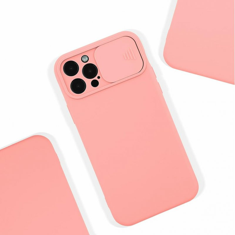 Husa Xiaomi Redmi 10, Slide TPU, silicon moale, flexibil, roz pal — varianta 4