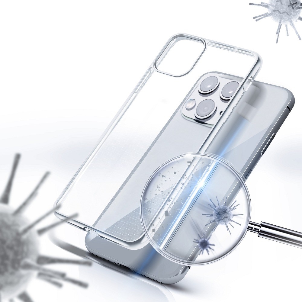 Husa protecție antibacteriana cu ioni de argint Forcell pentru Huawei Y5P, TPU transparent — 3