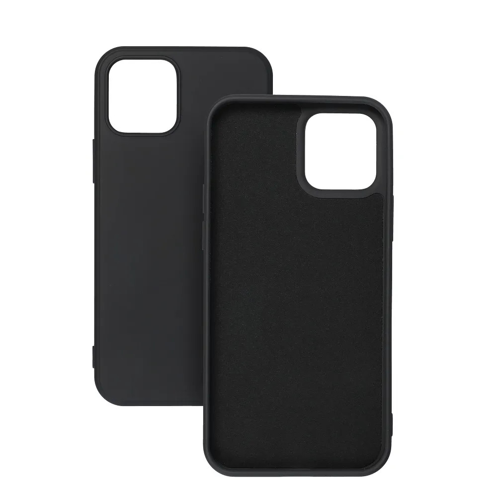Husa Samsung Galaxy A13 4G Luxury Silicone, catifea in interior, protectie camere, neagra — varianta 3