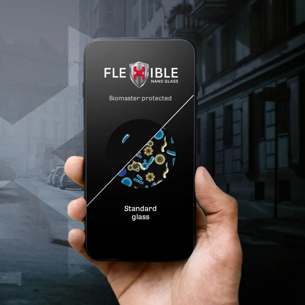 Folie Samsung Galaxy A71, Flexible Nano Glass, hibrid sticla + plastic, antibacteriana — varianta 4