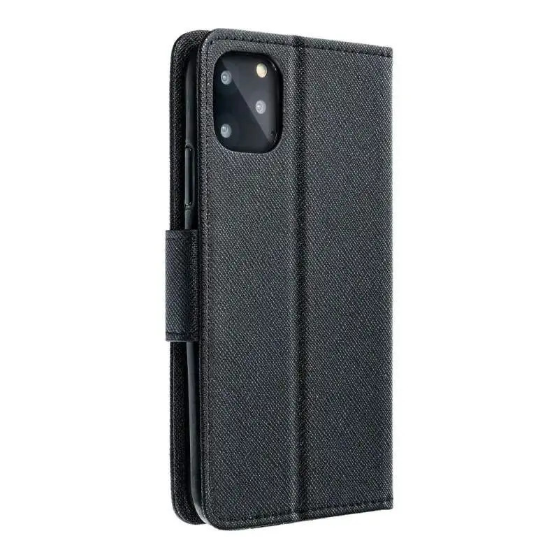 Husa protectie Apple iPhone 14 Pro Max, Fancy Case, tip carte, inchidere magnetica, neagra — varianta 3