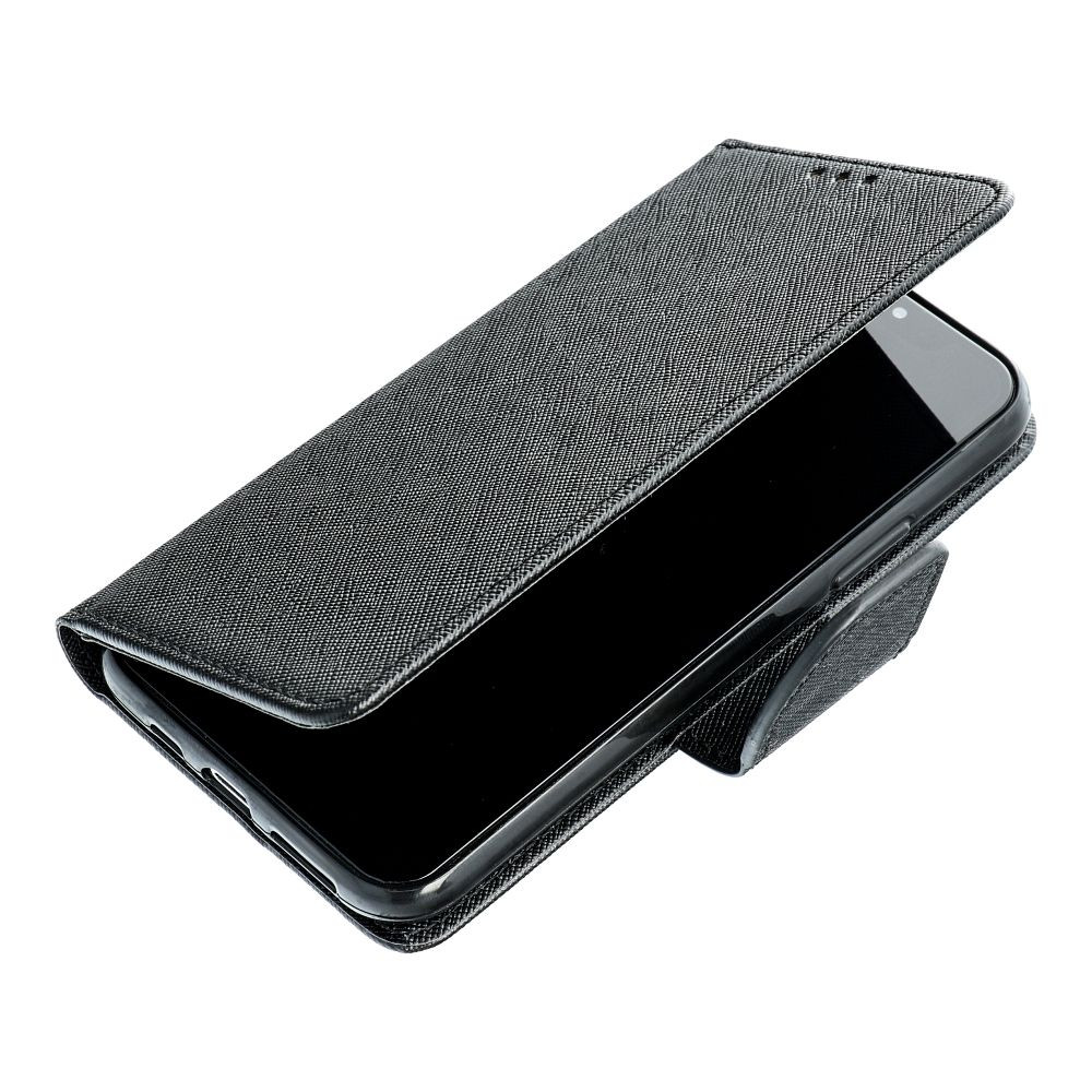 Husa protectie Apple iPhone 14 Pro Max, Fancy Case, tip carte, inchidere magnetica, neagra — varianta 4