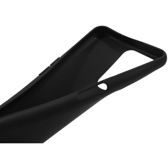 Husa protectie Realme 8i, Matt TPU, protectie camera, silicon moale, neagra — varianta 2