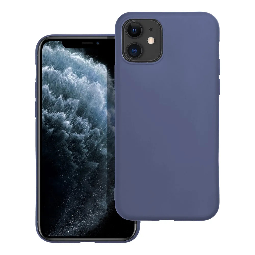 Husa Apple iPhone 11 Pro, Matt TPU, silicon moale, albastra — varianta 3
