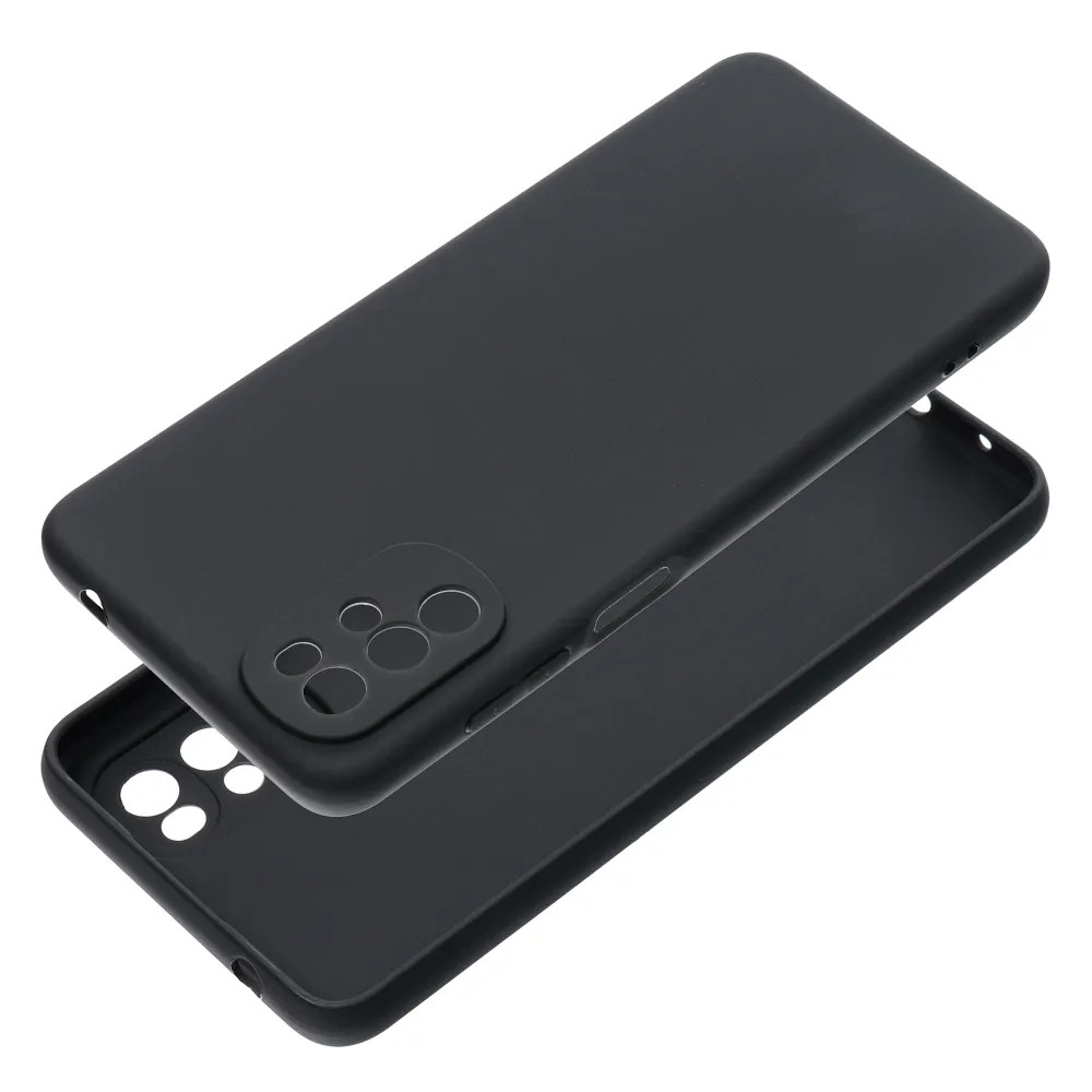 Husa protectie Motorola Moto E32S / G22, Matt TPU, protectie camere, silicon moale, negru — 2