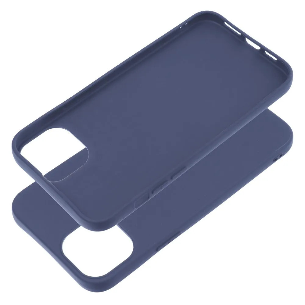 Husa Apple iPhone 15 Plus, Matt TPU, silicon moale, albastra — varianta 3