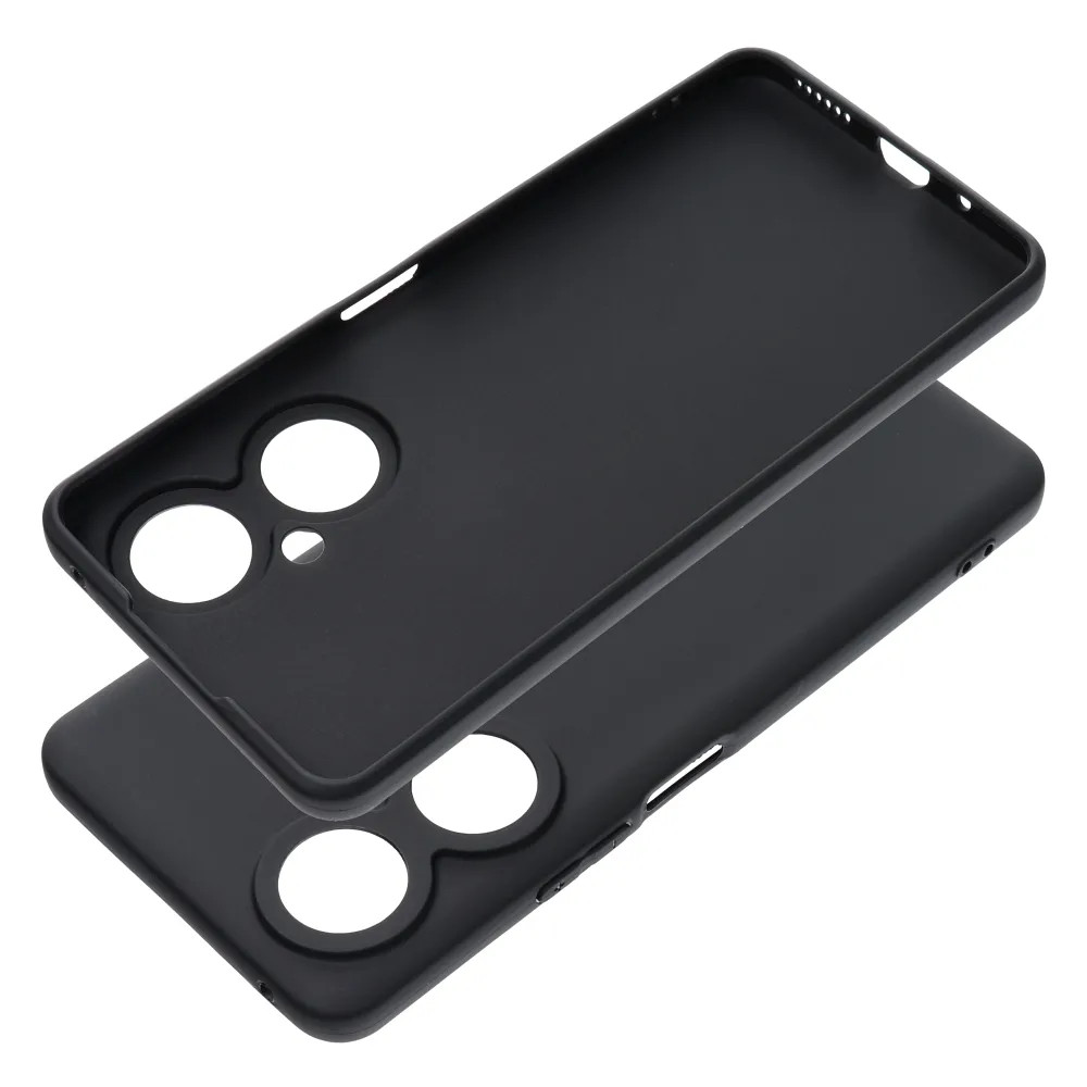 Husa Huawei Nova Y11i, Matt TPU, silicon moale, negru — 2