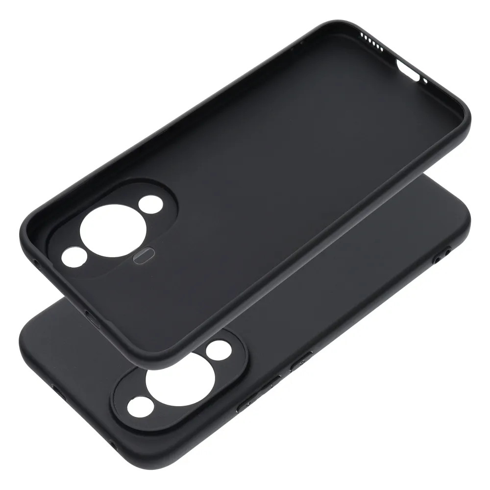 Husa Huawei Nova Y11, Matt TPU, silicon moale, negru — varianta 2