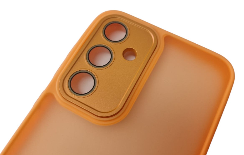 Husa Samsung Galaxy A15, Variete Case, protectie camera, portocalie — varianta 2