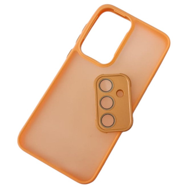 Husa Samsung Galaxy A15, Variete Case, protectie camera, portocalie — varianta 3