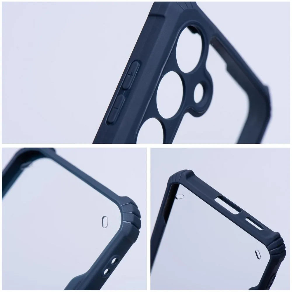 Husa Samsung Galaxy A15, Anti Drop, intarituri in colturi, protectie camera, margini albastru navy — varianta 4