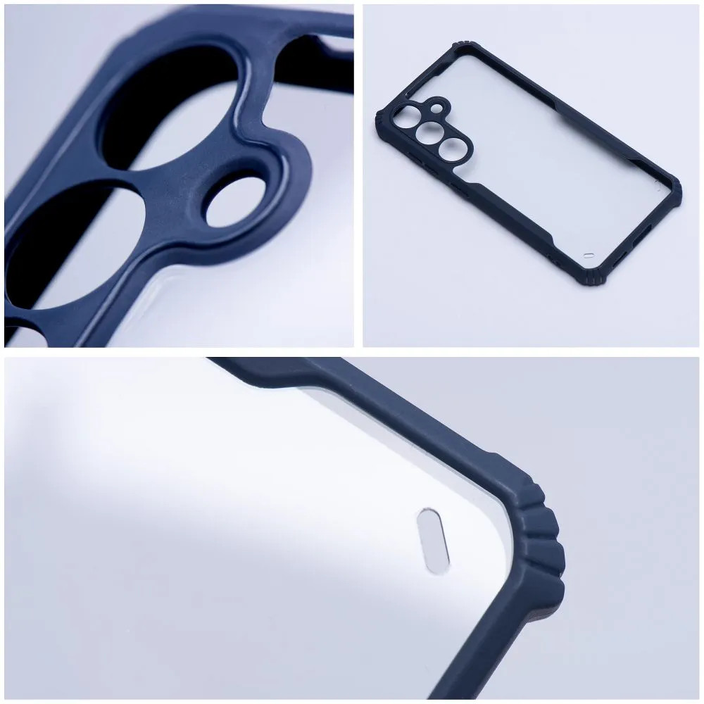 Husa Samsung Galaxy A15, Anti Drop, intarituri in colturi, protectie camera, margini albastru navy — varianta 5
