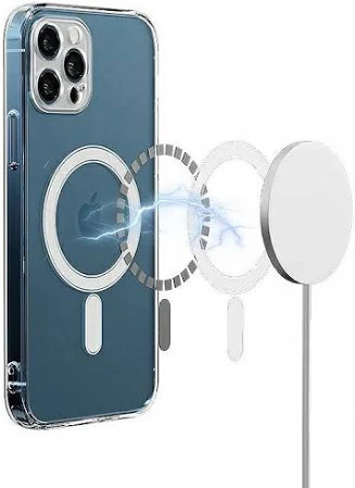 Husa de protectie Apple iPhone 13, compatibila MagSafe, protectie camere, transparenta — varianta 2