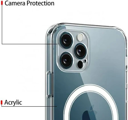 Husa de protectie Apple iPhone 13, compatibila MagSafe, protectie camere, transparenta — varianta 3