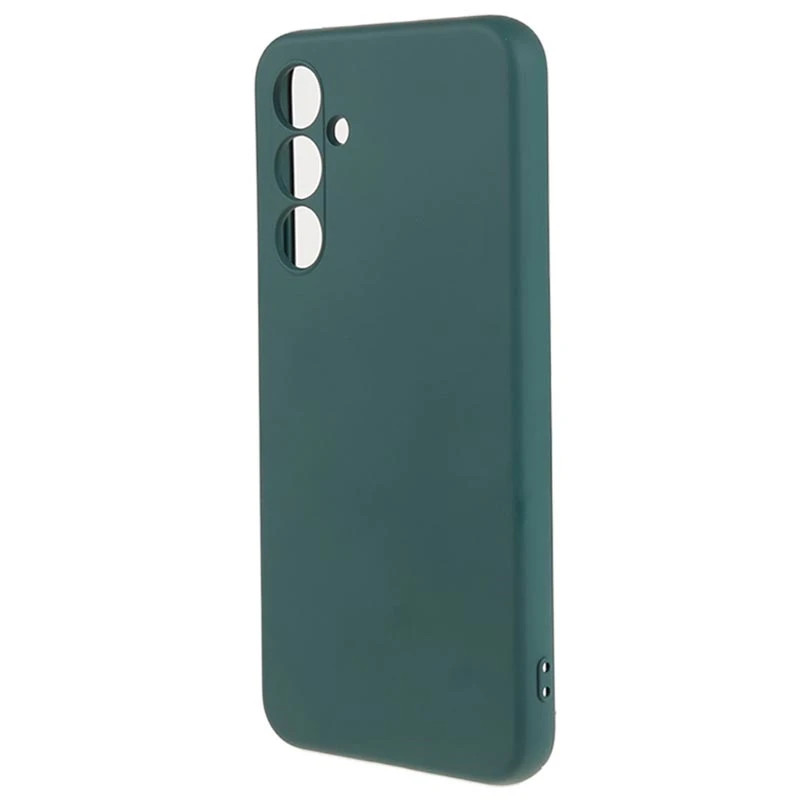Husa Samsung Galaxy S25, Matt TPU, silicon moale, verde forrest — varianta 2
