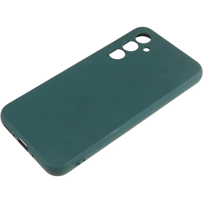 Husa Samsung Galaxy A55, Matt TPU, silicon moale, verde forrest — 3