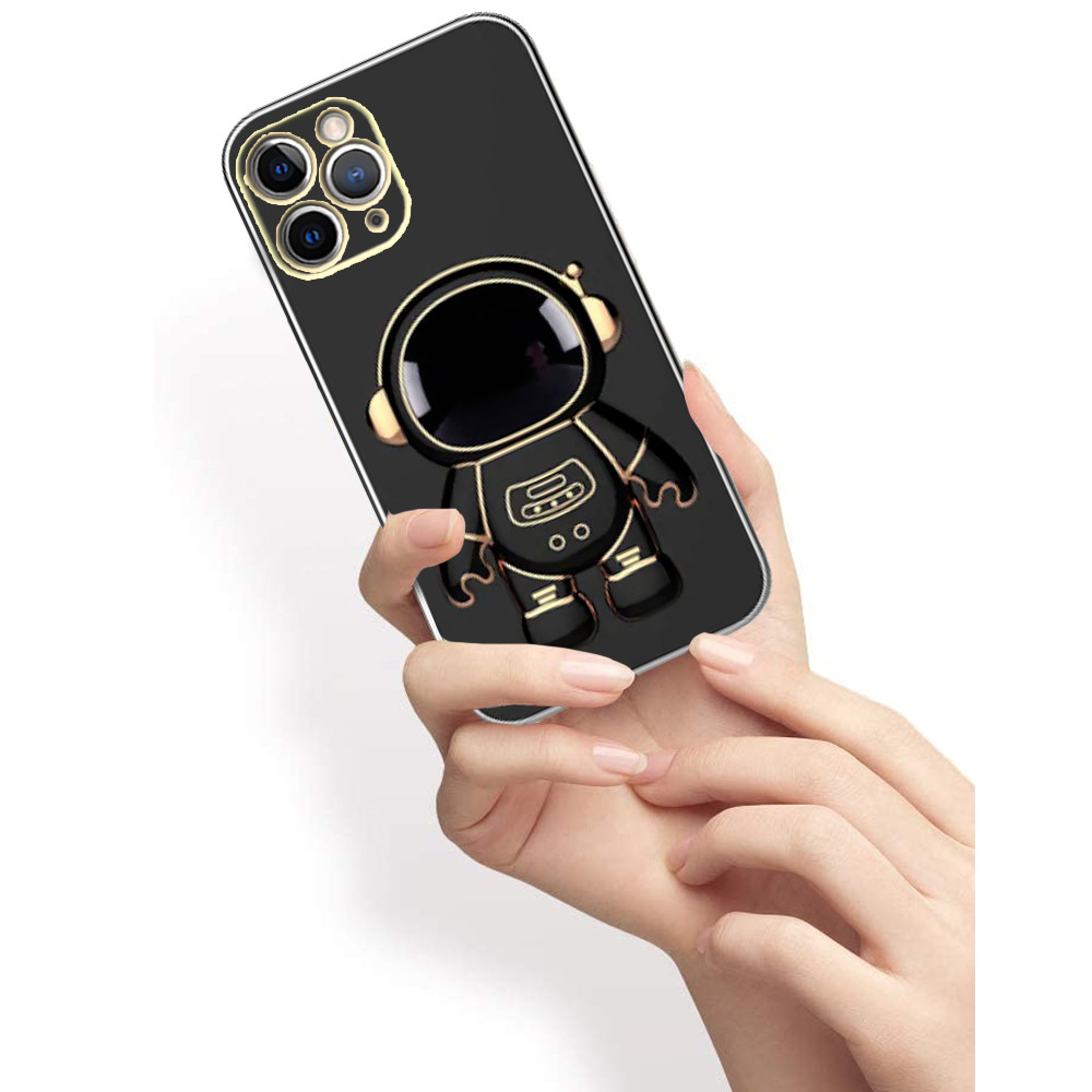 Husa Apple iPhone 15 Pro Max, Astronaut Case, protectie camera, functie stand expunere, neagra — 4