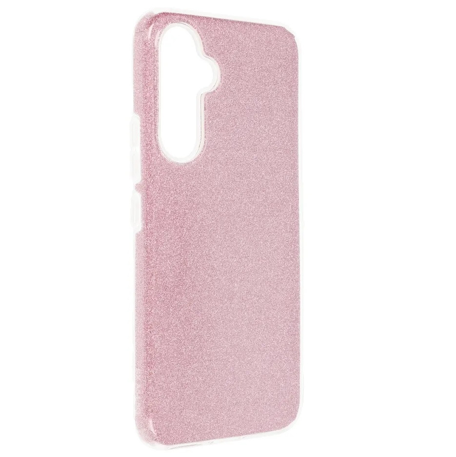 Husa protectie Samsung Galaxy A25, Luxury Glitter, roz — varianta 2